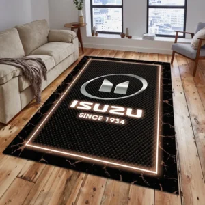 Isuzu Teppich, Teppich Wohnzimmer Für Isuzu Lovers CAR15003142513 - Braun
