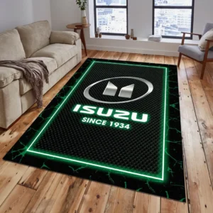 Isuzu Teppich, Teppich Wohnzimmer Für Isuzu Lovers CAR15003142513 - Grün