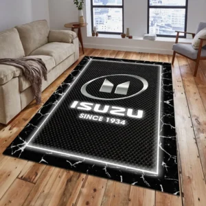 Isuzu Teppich, Teppich Wohnzimmer Für Isuzu Lovers CAR15003142513 - Grau