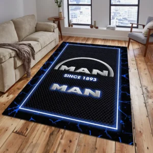 Man Truck Teppich, Teppich Wohnzimmer Für Man Truck Lovers CAR15003142520 - Blau
