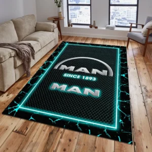 Man Truck Teppich, Teppich Wohnzimmer Für Man Truck Lovers CAR15003142520 - Cyan