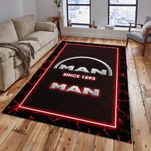 Man Truck Teppich, Teppich Wohnzimmer Für Man Truck Lovers CAR15003142520 - Rot