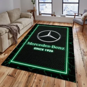 Mercedes Benz Teppich, Teppich Wohnzimmer Für Mercedes Benz Lovers CAR15003142521 - Grün