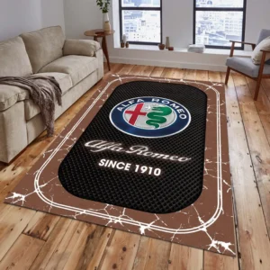 Alfa Romeo Teppich, Teppich Wohnzimmer Für Alfa Romeo Fan CAR15203142500 - Braun
