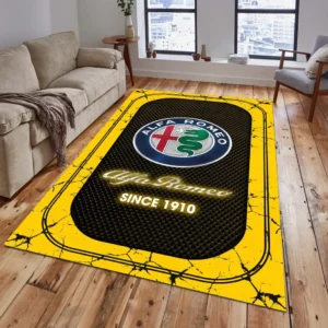 Alfa Romeo Teppich, Teppich Wohnzimmer Für Alfa Romeo Fan CAR15203142500 - Gelb
