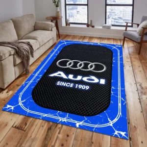 Audi Teppich, Teppich Wohnzimmer Für Audi Fan CAR15203142502 - Blau