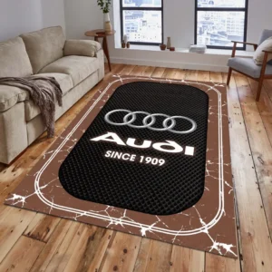 Audi Teppich, Teppich Wohnzimmer Für Audi Fan CAR15203142502 - Braun