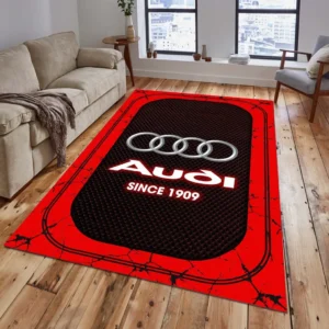 Audi Teppich, Teppich Wohnzimmer Für Audi Fan CAR15203142502 - Rot