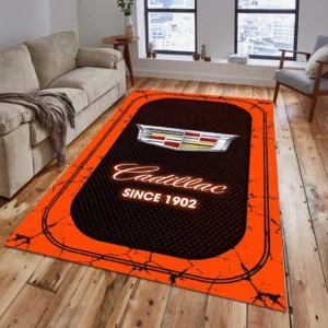 Cadillac Teppich, Teppich Wohnzimmer Für Cadillac Fan CAR15203142509 - Orange
