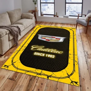 Cadillac Teppich, Teppich Wohnzimmer Für Cadillac Fan CAR15203142509 - Gelb