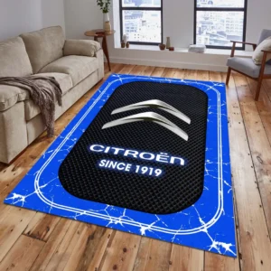 Citroen Teppich, Teppich Wohnzimmer Für Citroen Fan CAR15203142514 - Blau