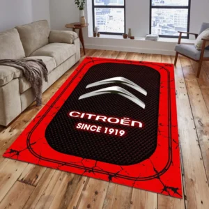 Citroen Teppich, Teppich Wohnzimmer Für Citroen Fan CAR15203142514 - Rot