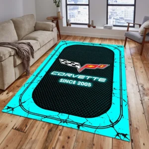 Corvette C6 Teppich, Teppich Wohnzimmer Für Corvette C6 Fan CAR15203142516 - Cyan