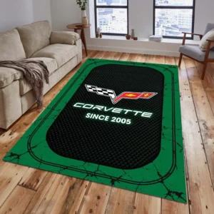 Corvette C6 Teppich, Teppich Wohnzimmer Für Corvette C6 Fan CAR15203142516 - Grün