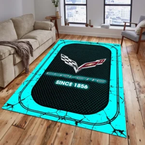 Corvette C7 Teppich, Teppich Wohnzimmer Für Corvette C7 Fan CAR15203142517 - Cyan