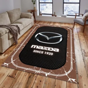 Mazda Teppich, Teppich Wohnzimmer Für Mazda Fan CAR15203142551 - Braun