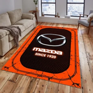 Mazda Teppich, Teppich Wohnzimmer Für Mazda Fan CAR15203142551 - Orange