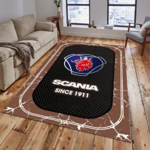 Scania Teppich, Teppich Wohnzimmer Für Scania Fan CAR15203142572 - Braun
