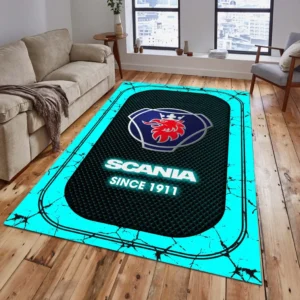 Scania Teppich, Teppich Wohnzimmer Für Scania Fan CAR15203142572 - Cyan