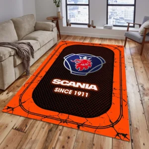 Scania Teppich, Teppich Wohnzimmer Für Scania Fan CAR15203142572 - Orange