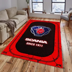 Scania Teppich, Teppich Wohnzimmer Für Scania Fan CAR15203142572 - Rot