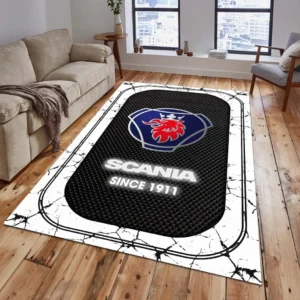 Scania Teppich, Teppich Wohnzimmer Für Scania Fan CAR15203142572 - Weiß