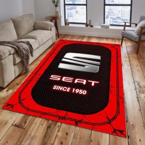 Seat Teppich, Teppich Wohnzimmer Für Seat Fan CAR15203142573 - Rot