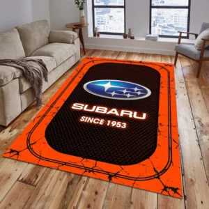Subaru Teppich, Teppich Wohnzimmer Für Subaru Fan CAR15203142574 - Orange