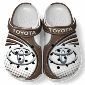 Toyota Crocs Sandalen für Herren Damen, Geschenk für Toyota Fan CAR181031525691 - Braun