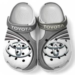 Toyota Crocs Sandalen für Herren Damen, Geschenk für Toyota Fan CAR181031525691 - Grau