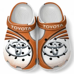 Toyota Crocs Sandalen für Herren Damen, Geschenk für Toyota Fan CAR181031525691 - Orange