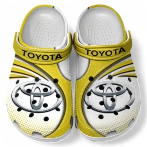 Toyota Crocs Sandalen für Herren Damen, Geschenk für Toyota Fan CAR181031525691 - Gelb