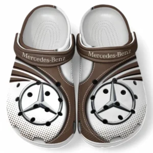 Mercedes Benz Crocs Sandalen für Herren Damen, Geschenk für Mercedes Benz Fan CAR181031525692 - Braun