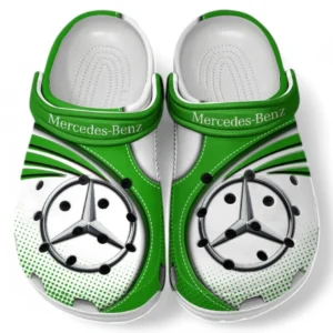 Mercedes Benz Crocs Sandalen für Herren Damen, Geschenk für Mercedes Benz Fan CAR181031525692 - Grün