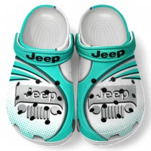 Jeep Crocs Sandalen für Herren Damen, Geschenk für Jeep Fan CAR181031525694 - Cyan