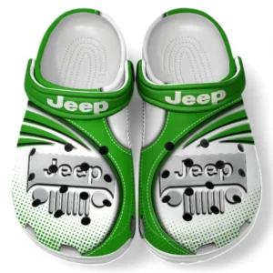 Jeep Crocs Sandalen für Herren Damen, Geschenk für Jeep Fan CAR181031525694 - Grün