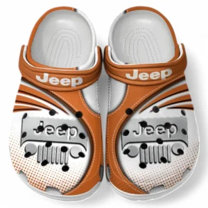 Jeep Crocs Sandalen für Herren Damen, Geschenk für Jeep Fan CAR181031525694 - Orange