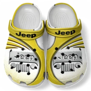 Jeep Crocs Sandalen für Herren Damen, Geschenk für Jeep Fan CAR181031525694 - Gelb