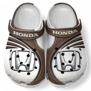 Honda Crocs Sandalen für Herren Damen, Geschenk für Honda Fan CAR181031525695 - Braun