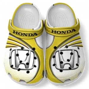 Honda Crocs Sandalen für Herren Damen, Geschenk für Honda Fan CAR181031525695 - Gelb