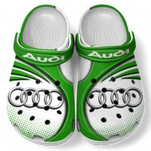Audi Crocs Sandalen für Herren Damen, Geschenk für Audi Fan CAR181031525697 - Grün