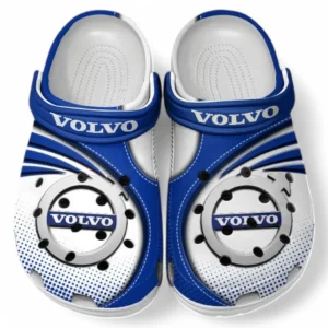 Volvo Crocs Sandalen für Herren Damen, Geschenk für Volvo Fan CAR181031525699 - Blau