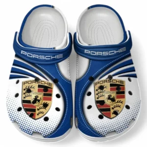 Porsche Crocs Sandalen für Herren Damen, Geschenk für Porsche Fan CAR181031525700 - Blau