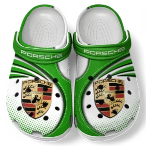 Porsche Crocs Sandalen für Herren Damen, Geschenk für Porsche Fan CAR181031525700 - Grün