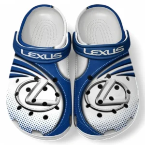 Lexus Crocs Sandalen für Herren Damen, Geschenk für Lexus Fan CAR181031525701 - Blau
