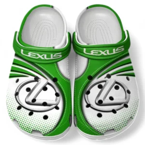 Lexus Crocs Sandalen für Herren Damen, Geschenk für Lexus Fan CAR181031525701 - Grün