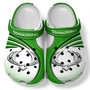 SsangYong Motor Crocs Sandalen für Herren Damen, Geschenk für SsangYong Motor Fan CAR181031525702 - Grün