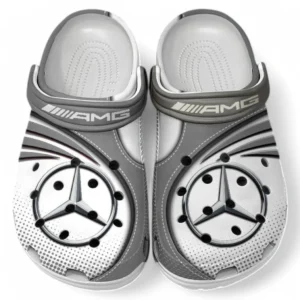 AMG Crocs Sandalen für Herren Damen, Geschenk für AMG Fan CAR181031525748 - Grau