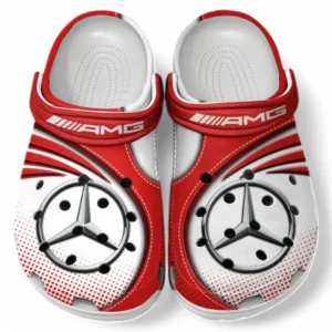 AMG Crocs Sandalen für Herren Damen, Geschenk für AMG Fan CAR181031525748 - Rot