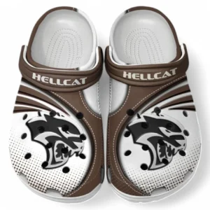 Hellcat Crocs Sandalen für Herren Damen, Geschenk für Hellcat Fan CAR181031525753 - Braun